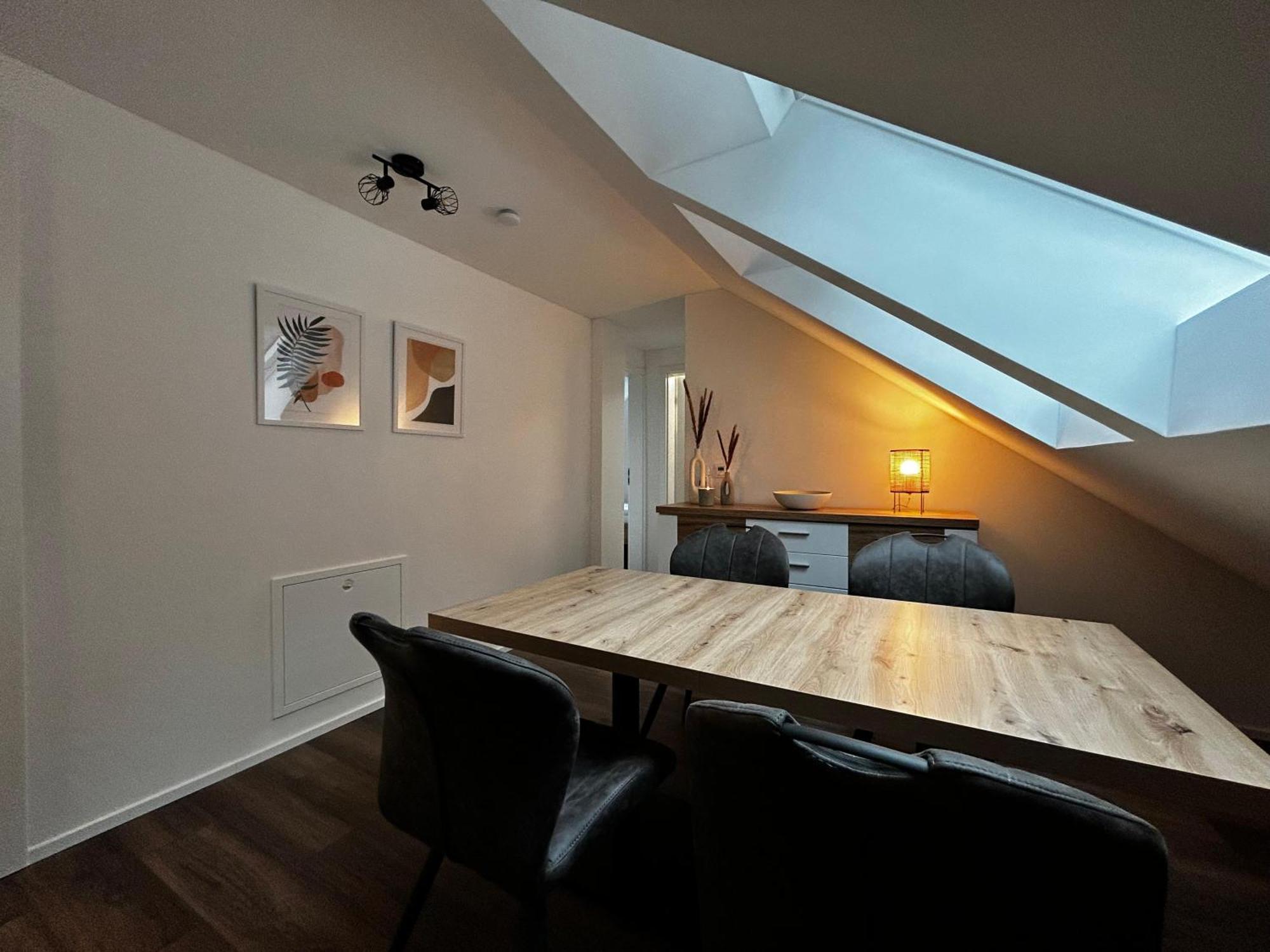 Moderne Ferienwohnung Fuer Familien Im Dachgeschoss Bosau Eksteriør bilde